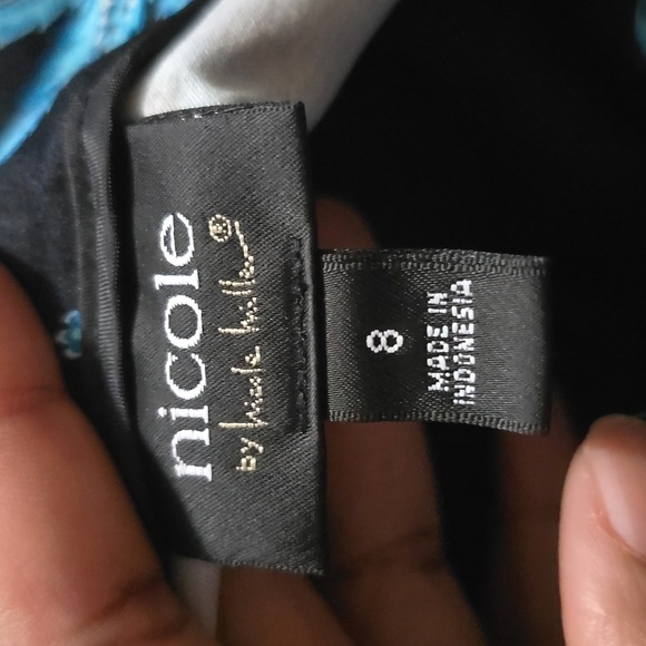 Nicole By Nicole Miller Floral Tropical Print Chino 3" Short size 8 - Picture 5 of 5